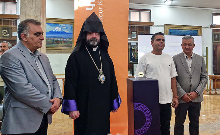 Սպահանի Հայոց Թեմի Թեմական Խորհրդի նախաձեռնութեամբ, «Խաչատուր վրդ. Կեսարացու» անւան արւեստի մեդալի շնորհանդէսը` Նոր Ջուղայում