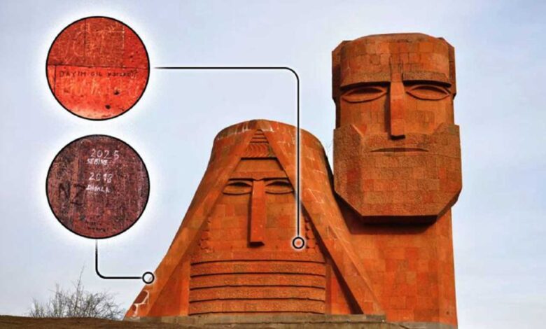 Արցախի «Տատիկ-պապիկ» յուշարձանը վանդալիզմի է ենթարկւել