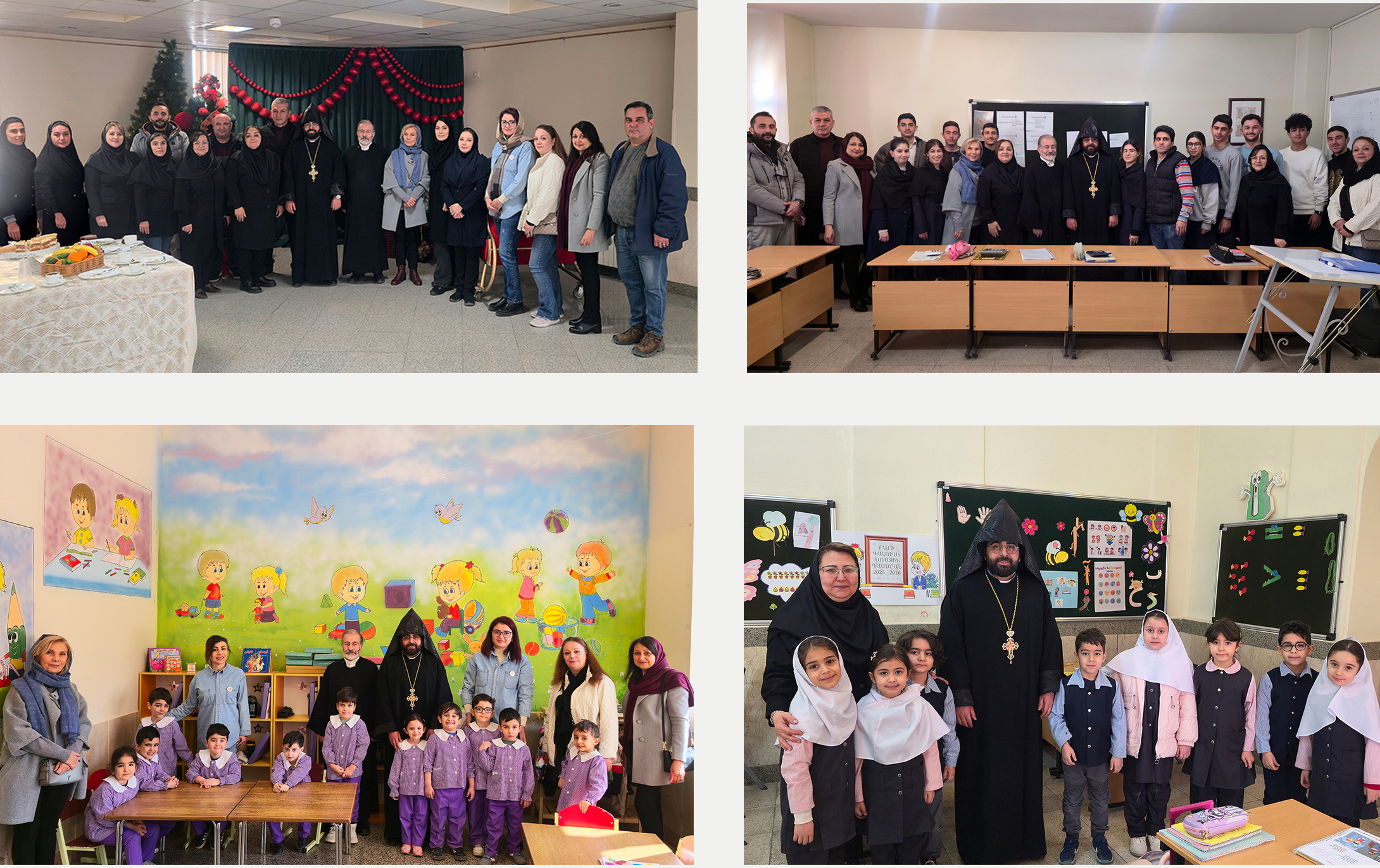 Սպահանի հայոց թեմի առաջնորդական տեղապահի առաջին այցը՝ Նոր Ջուղայի հայոց ազգ. դպրոցներ 