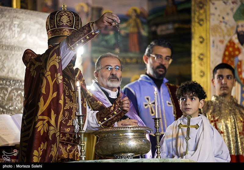 فیلم| جشن میلاد حضرت مسیح (ع) در کلیسای بیت‌الحم اصفهان